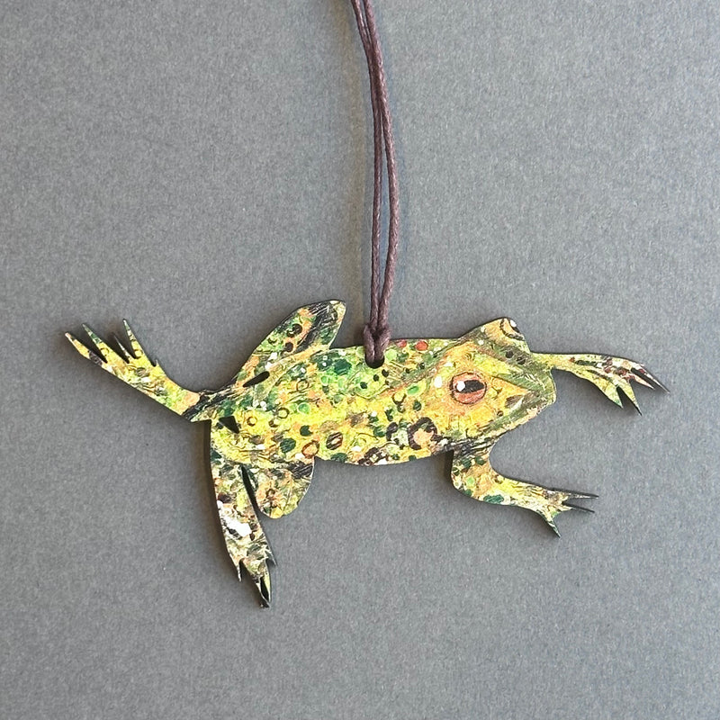 Wooden Decoration - Frog
