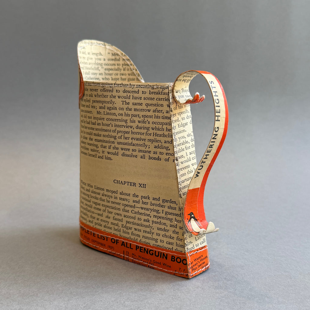Paper Jug - Medium - Penguin Orange - Wuthering Heights