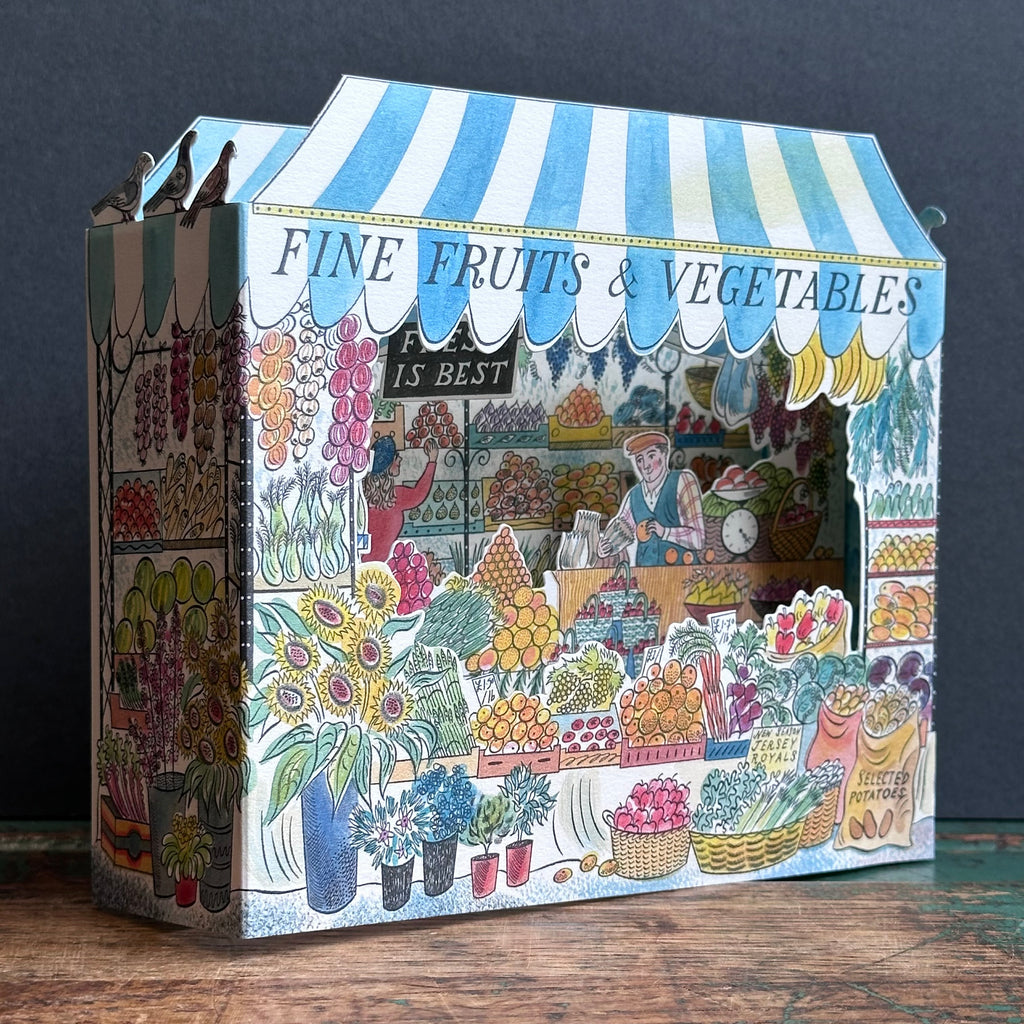 Die-Cut Card - Emily Sutton - Fruit & Veg Shop