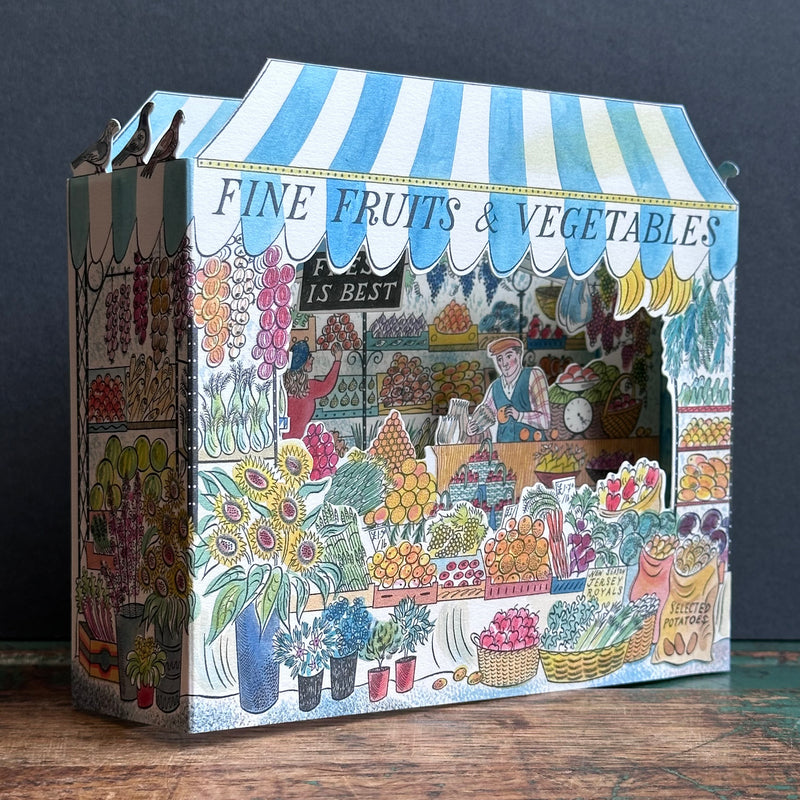 Die-Cut Card - Emily Sutton - Fruit & Veg Shop