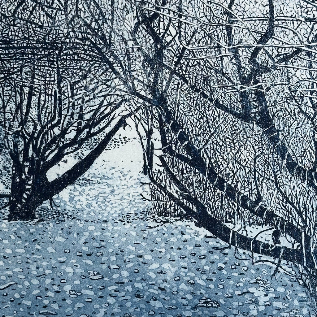 Etching - In a Spinney - Unframed
