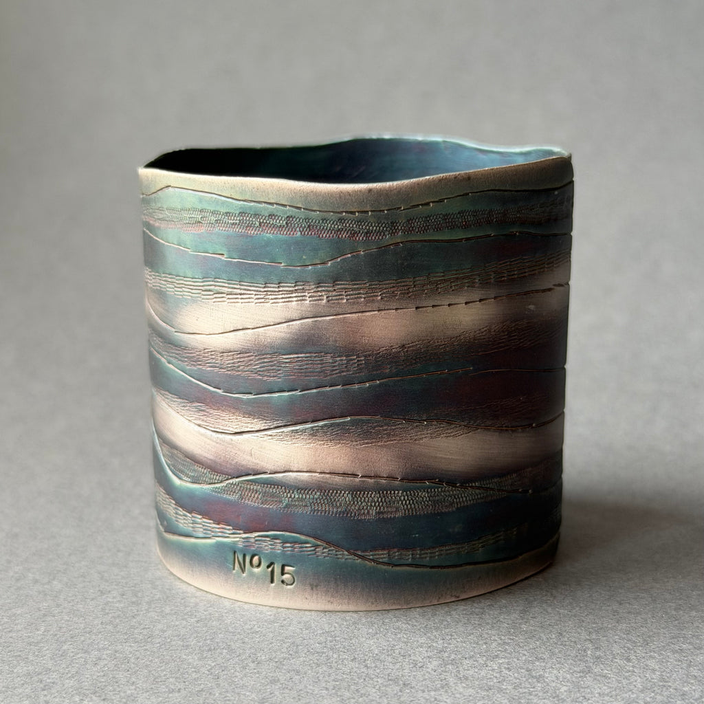 Pot - Small - Chased Silver Plate - No15