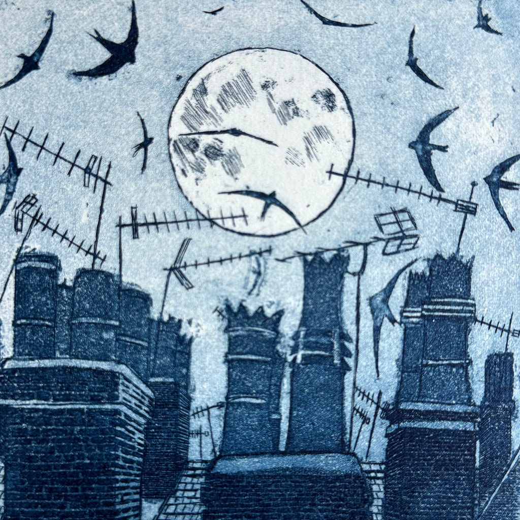 Etching - Night Flying - Unframed