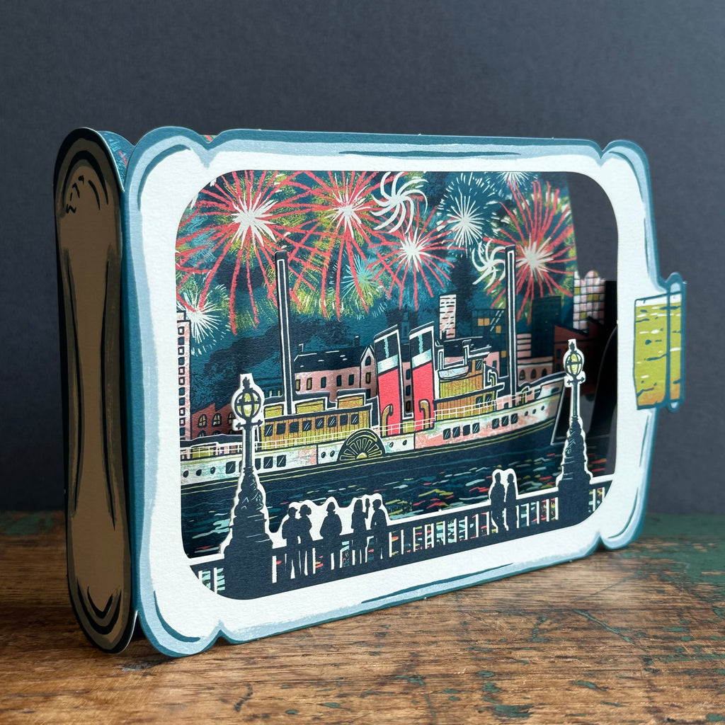 Die-Cut Card - Tom Jay - Fireworks Spectacular