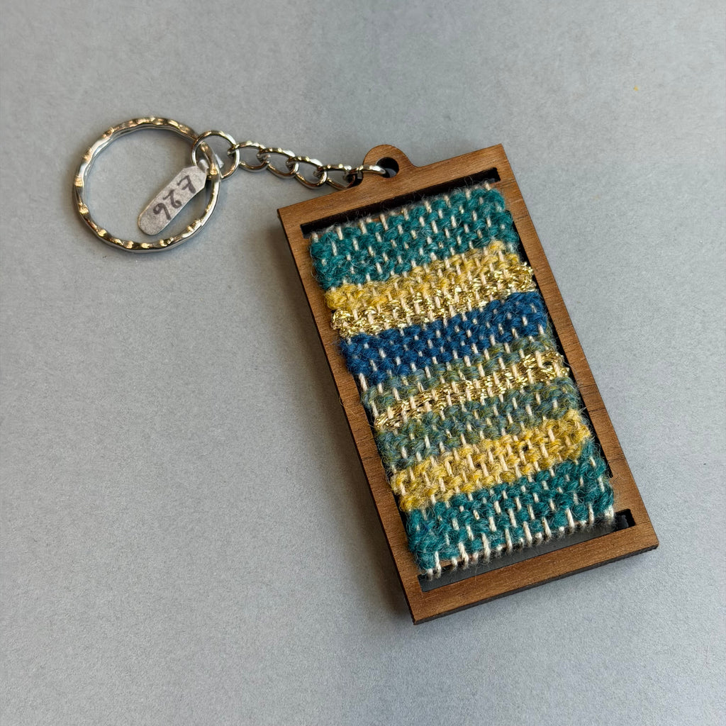 Keyring - Shetland Wool - Rectangle