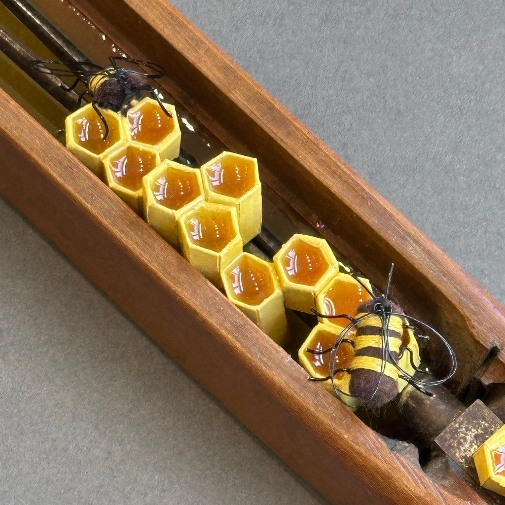 Mixed Media Wild Hive Shuttle #389