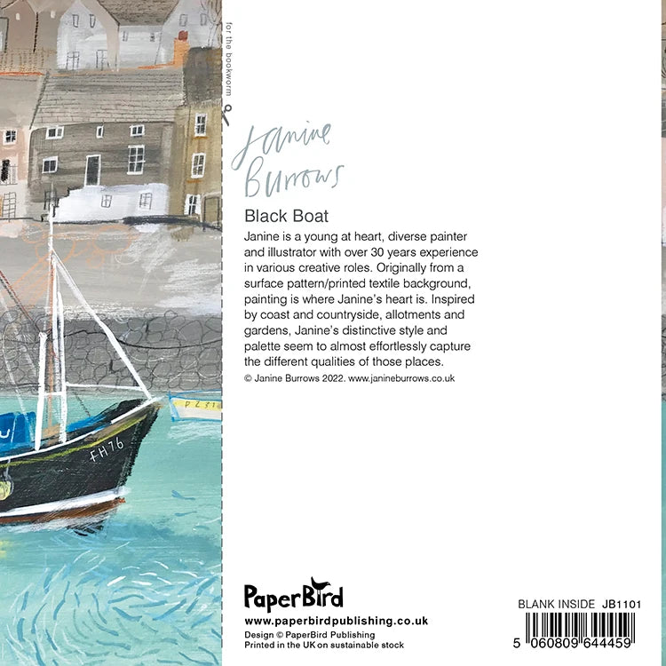 G/Card - Janine Burrows - Black Boat