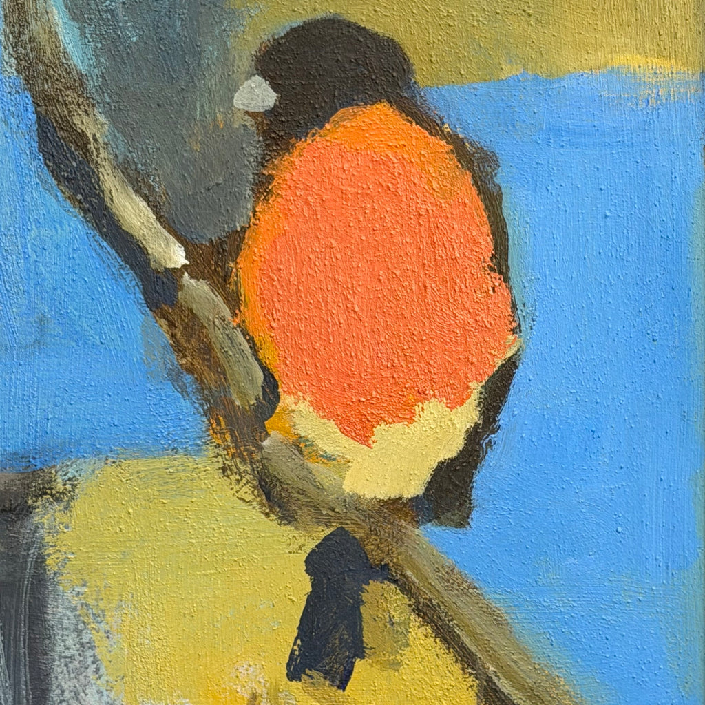 Acrylic on Wood Panel - ‘Return of the Bullfinch’