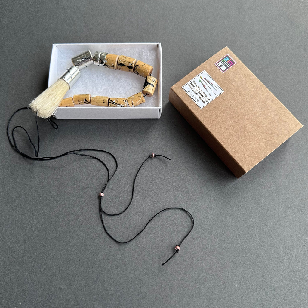 Povera Paintbrush Necklace