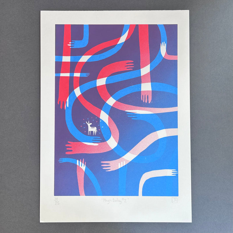 A3 - Magic Donkey No.2 - Screen Print - Unframed