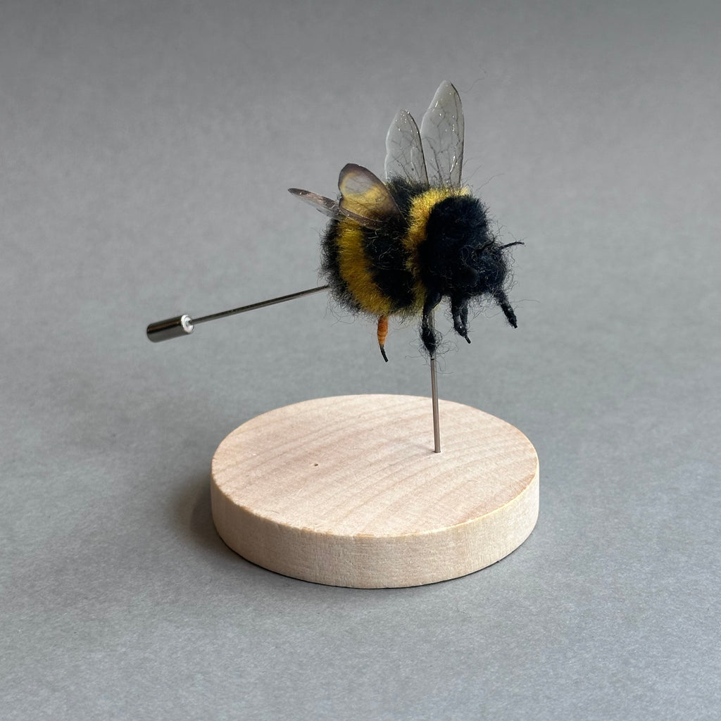 Needle Felted ‘Bumble Bee Pin’ #C