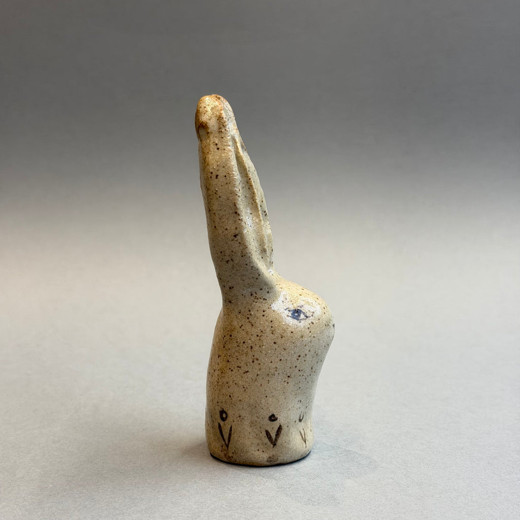 Stoneware Rabbit Head #E