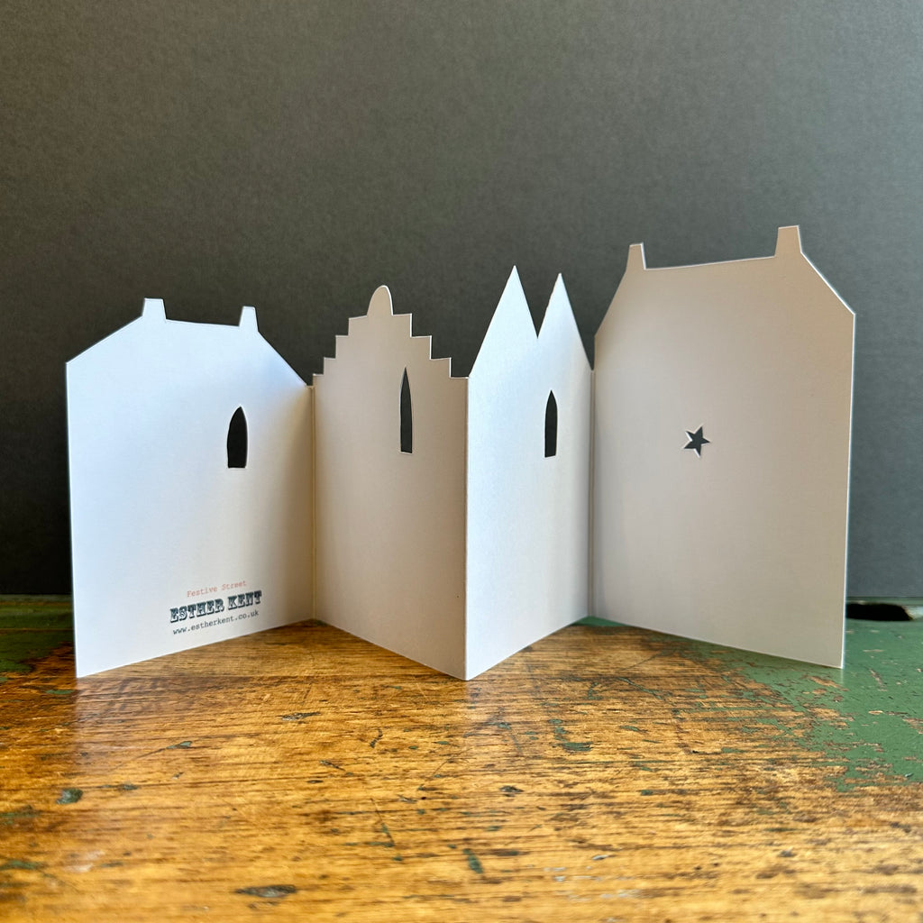 Concertina Card - Ester Kent - Festive Street