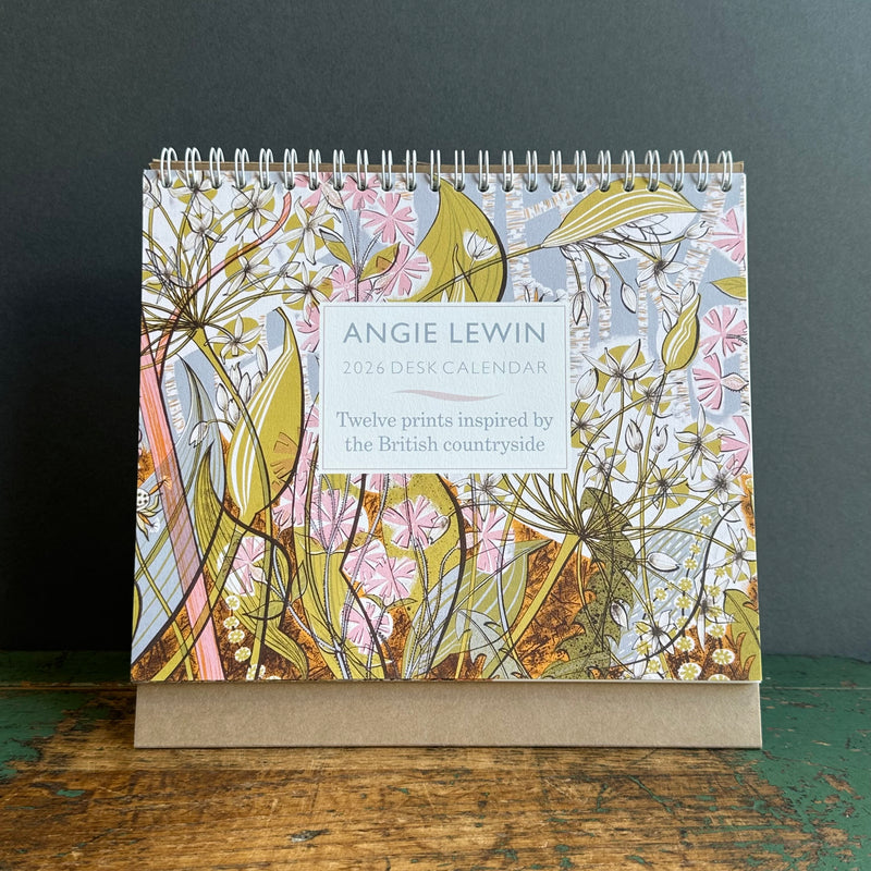 Desk Calendar 2026 - Angie Lewin