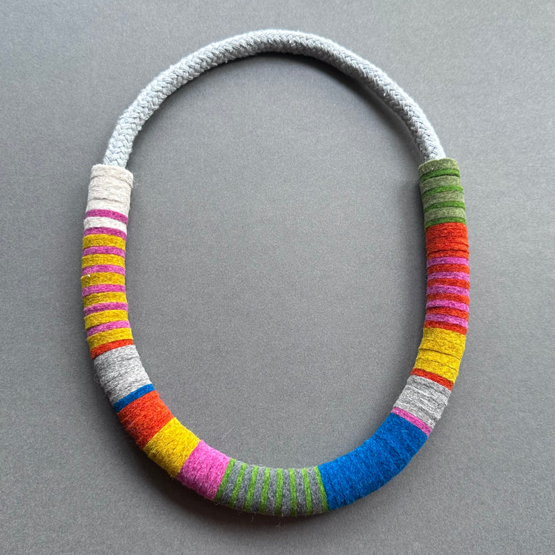 Colour Block Necklace 'Multi Soft'