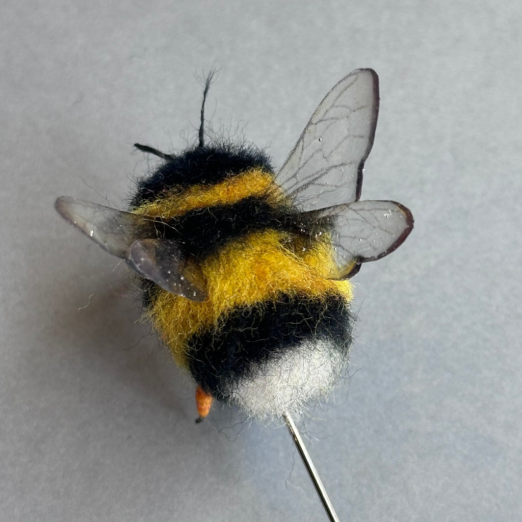 Needle Felted ‘Bumble Bee Pin’ #C