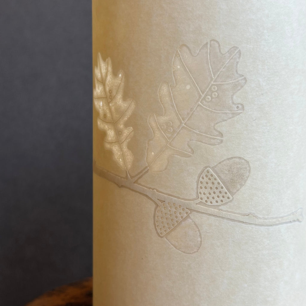 Candle Cover - Oak