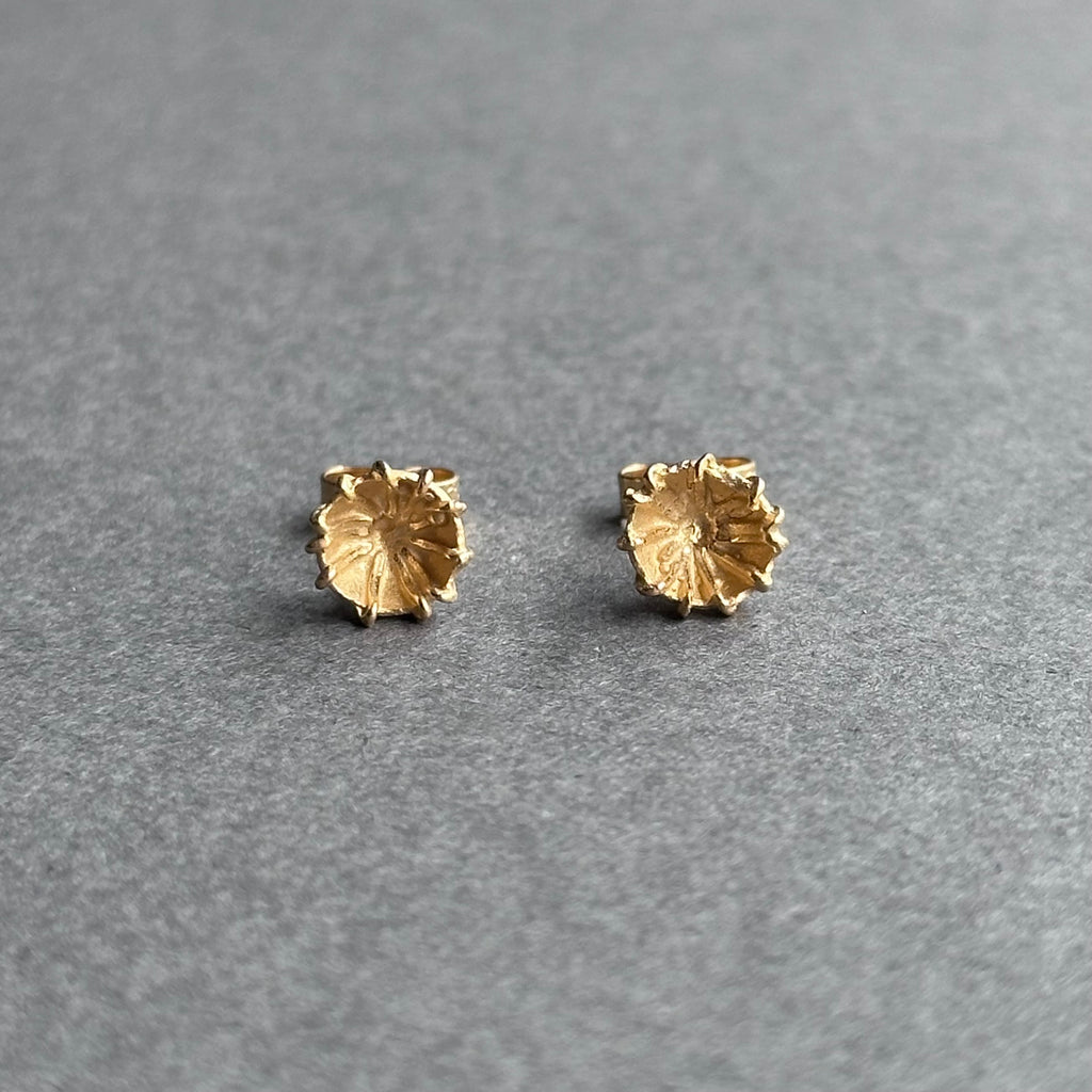 Poppy Seed Studs - Silver Gilt