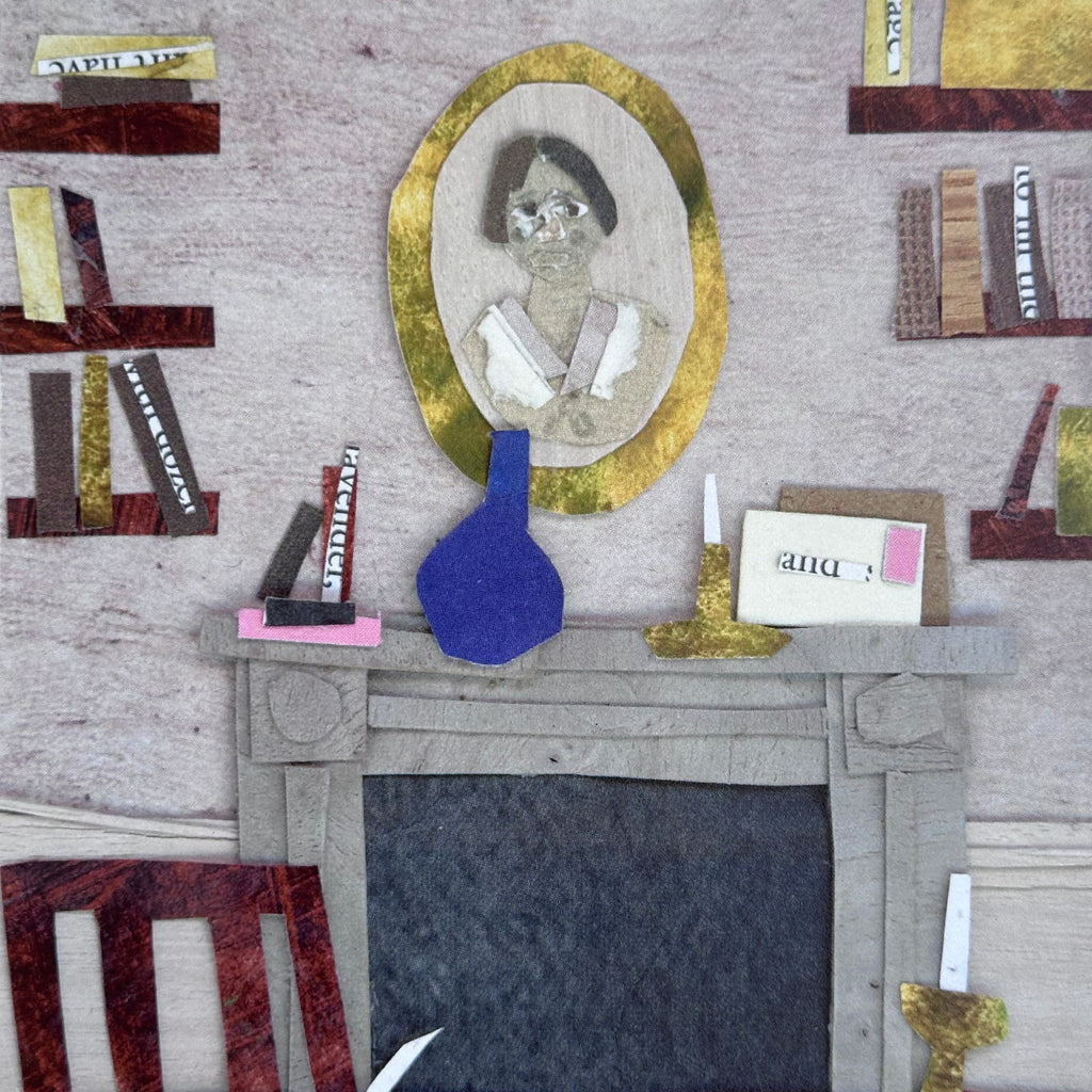 Print - A4 - Brontë Collage - The Dining Room