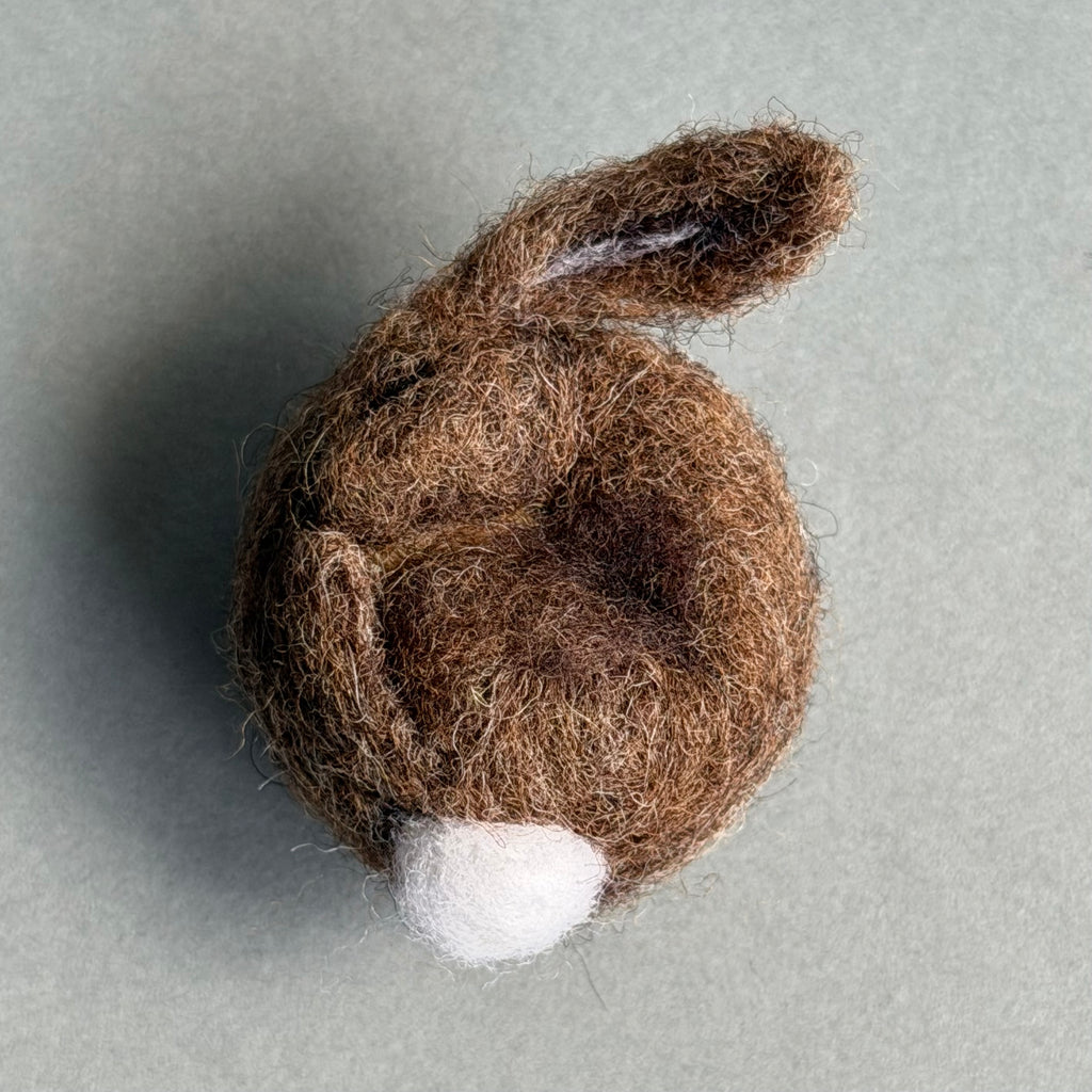 Needle Felted ‘Hare’ Brooch