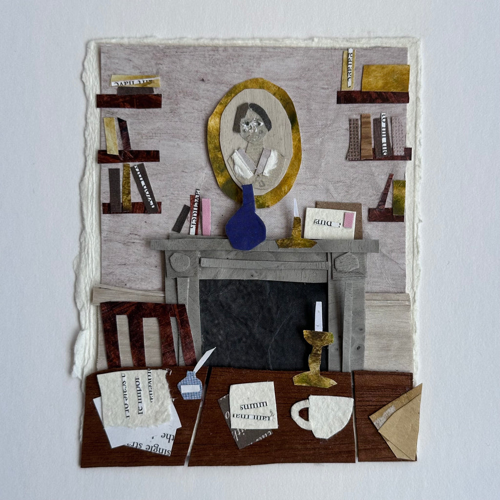 Original Collage - The Dining Room - Framed