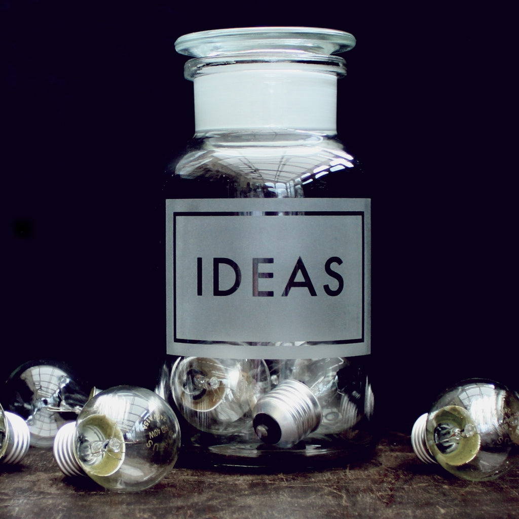 Etched Apothecary Jar Mini