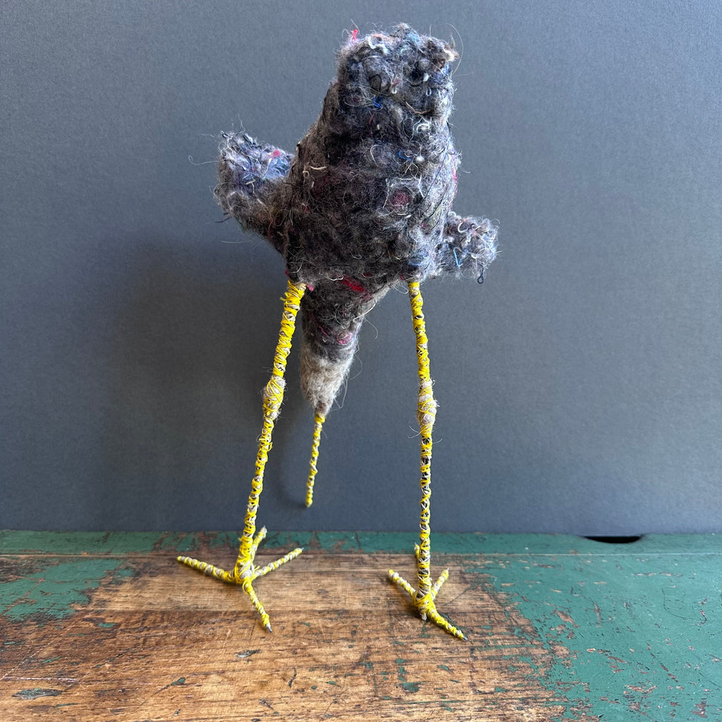 Textile Sculpture ‘Cora the Tall Bird’