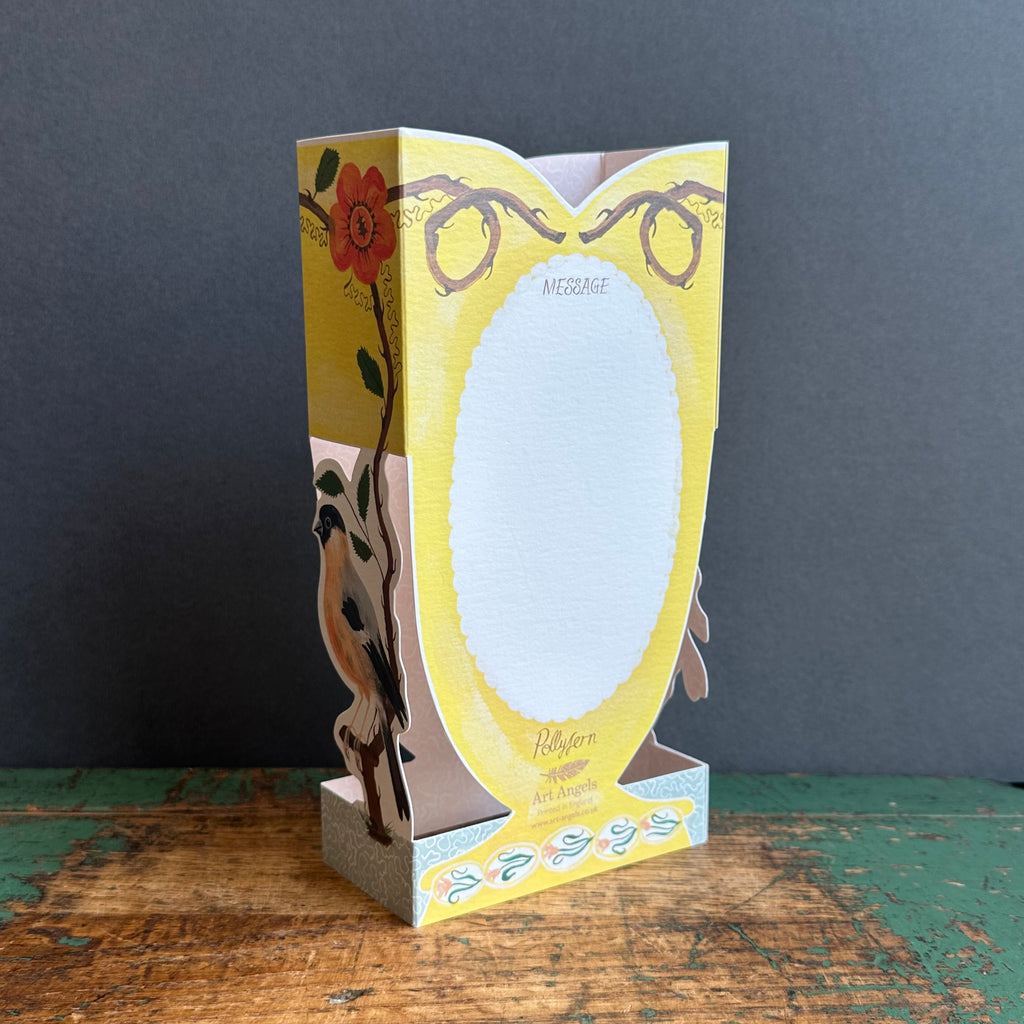 Die-Cut Card - Polly Fern - Finches and Folly