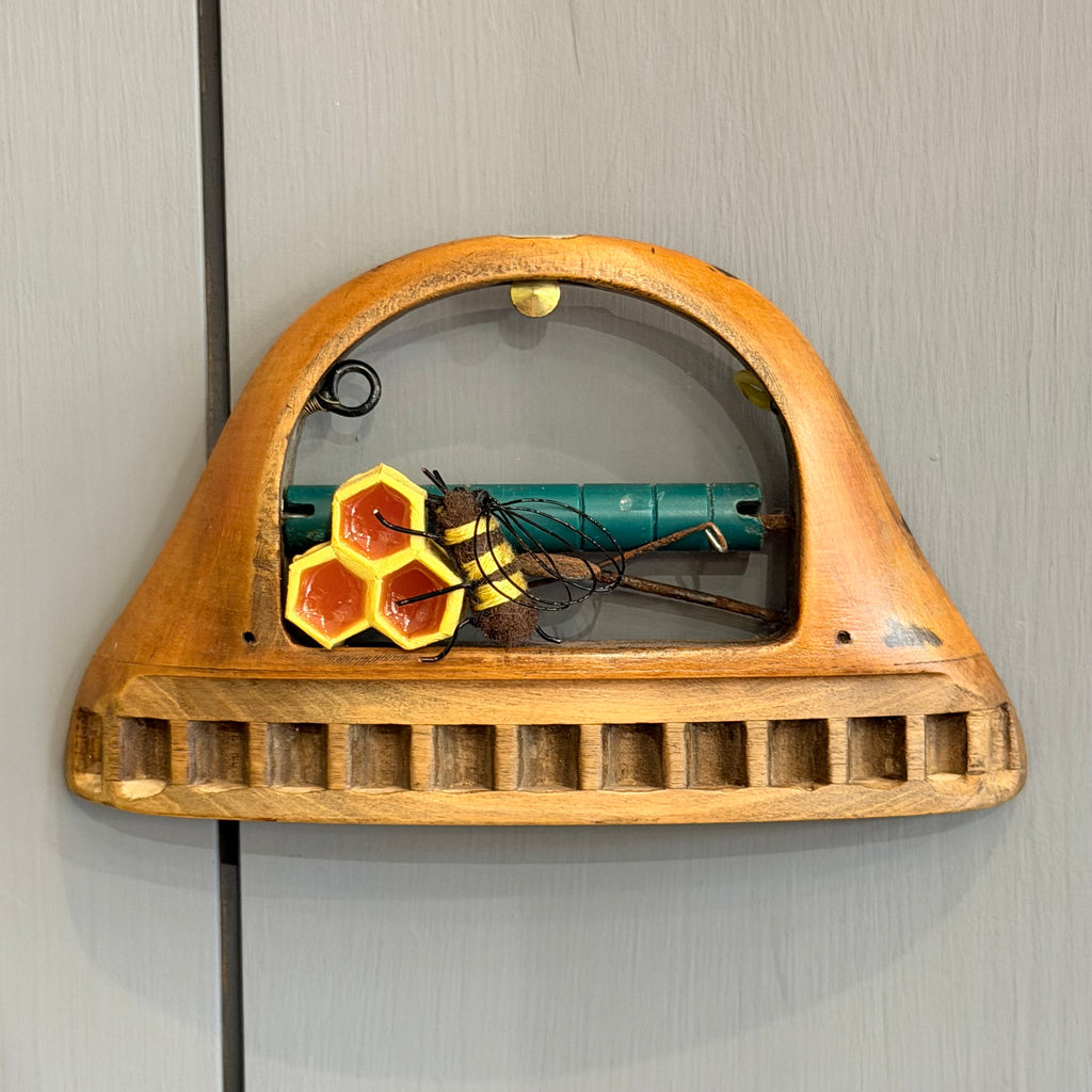 Mixed Media Wild Hive Ribbon Shuttle #003
