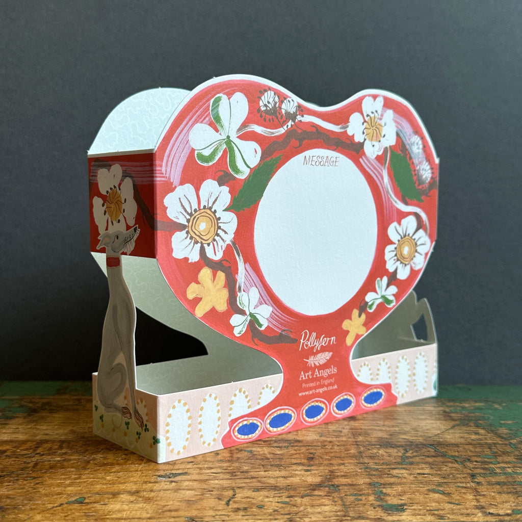 Die-Cut Card - Polly Fern - Swan & Thorn