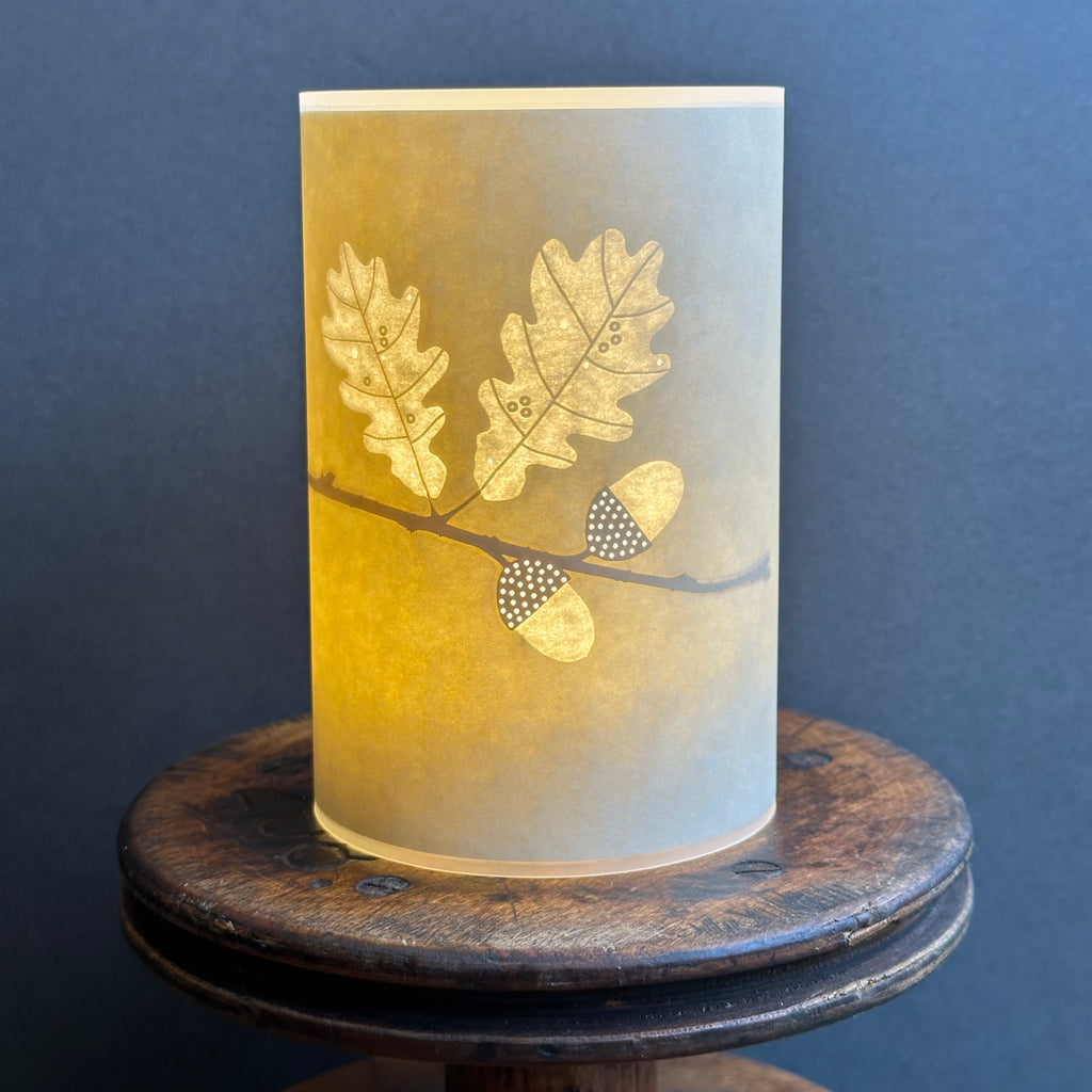 Candle Cover - Oak