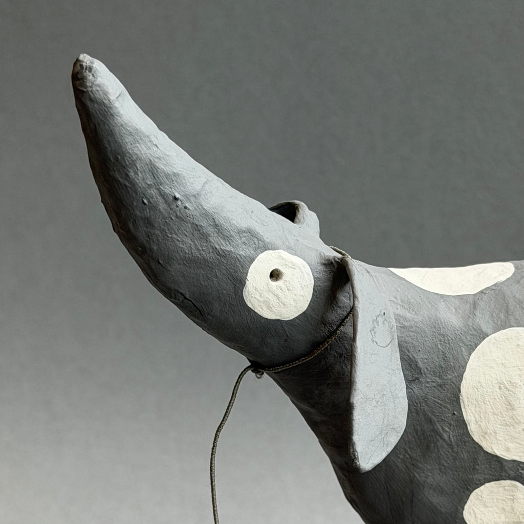 Paper Mache Sculpture ‘Herb the Dog’