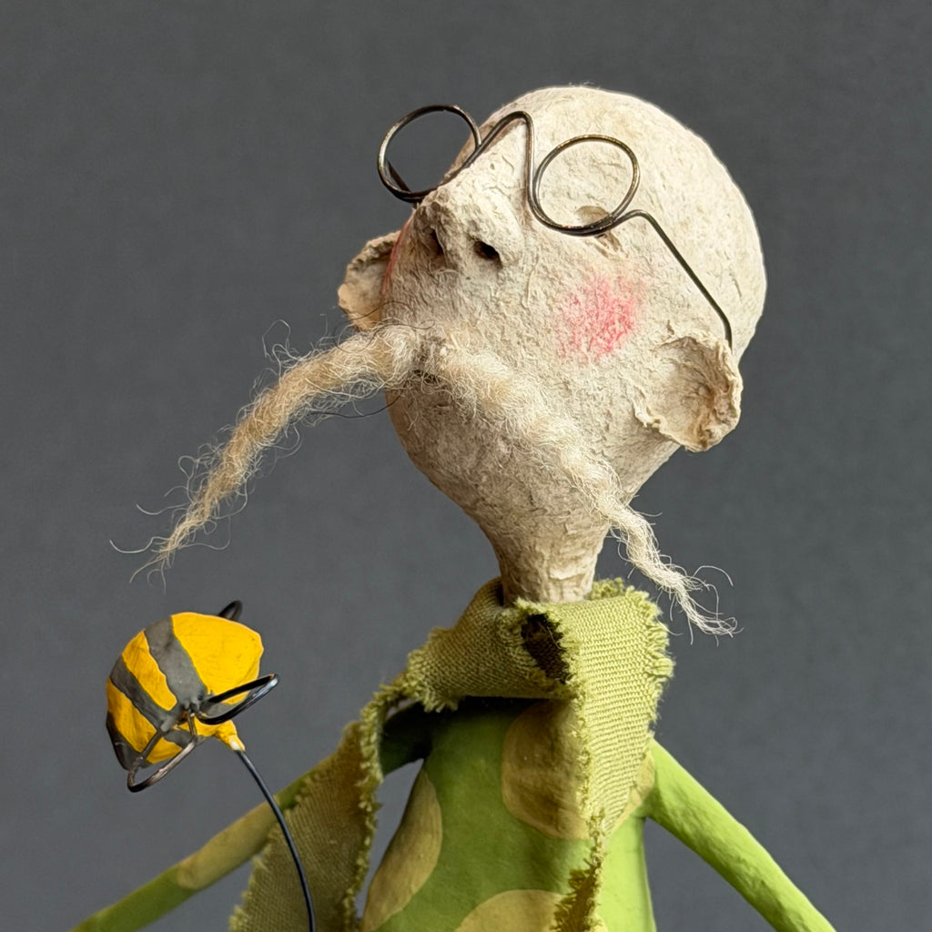 Paper Mache Sculpture ‘Percy the Beekeeper’