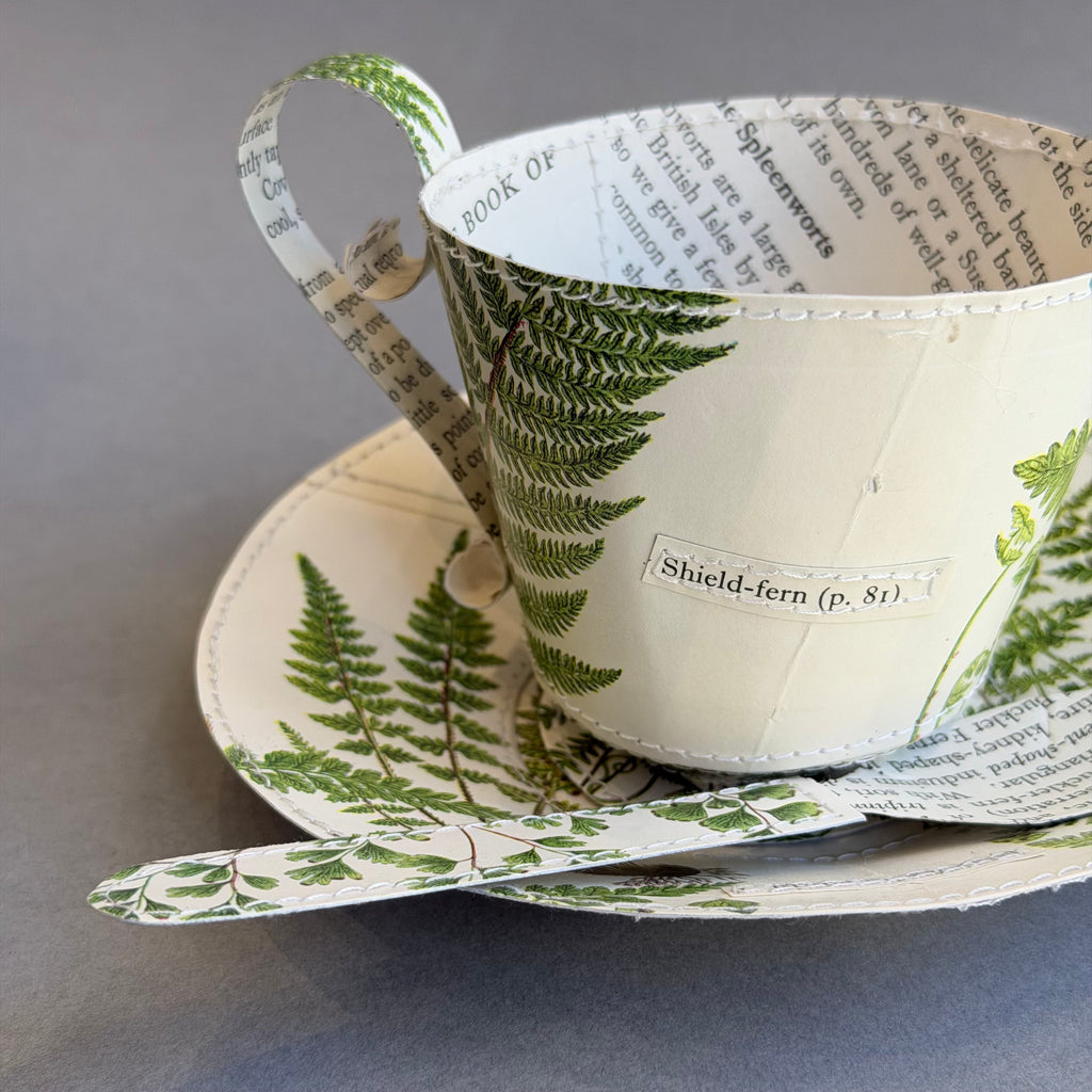 Paper Teacup - Ferns