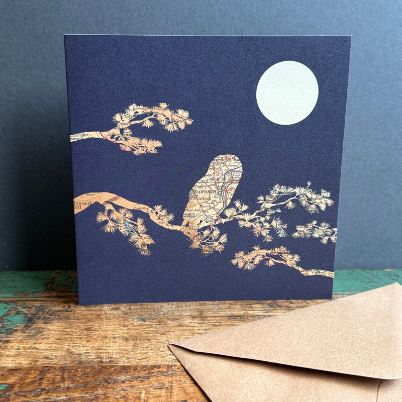 Haworth Map Card ‘Tawny Owl’