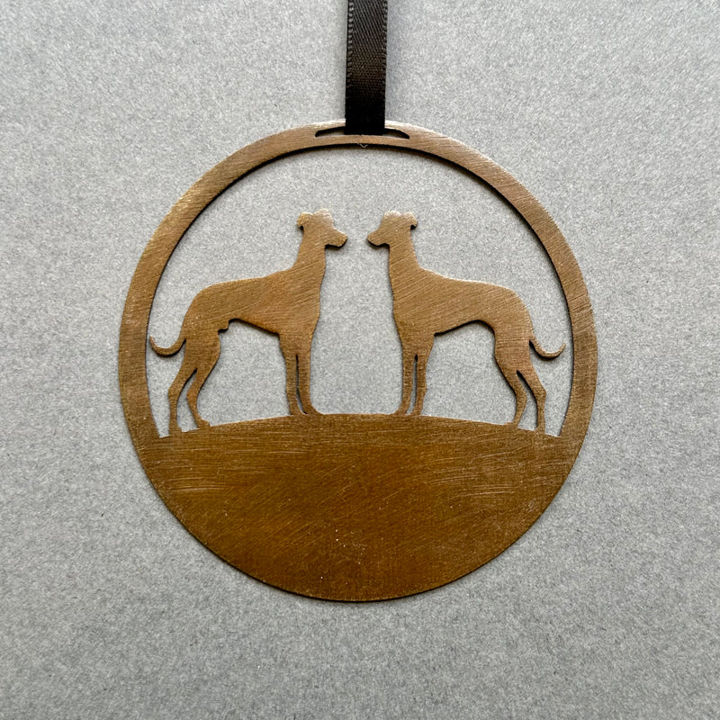 Metal Hanging - Greyhounds/Whippets