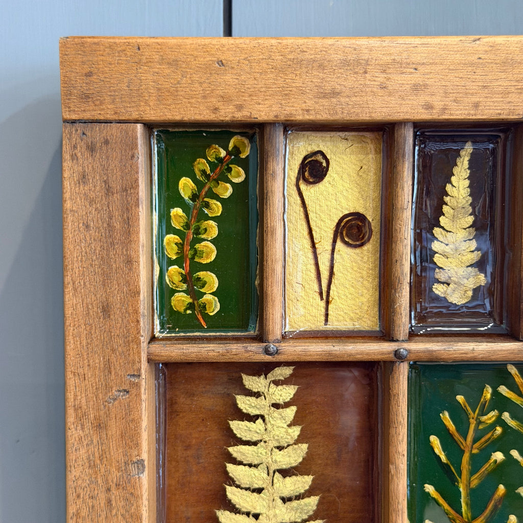 Mixed Media Garden Ferns #572