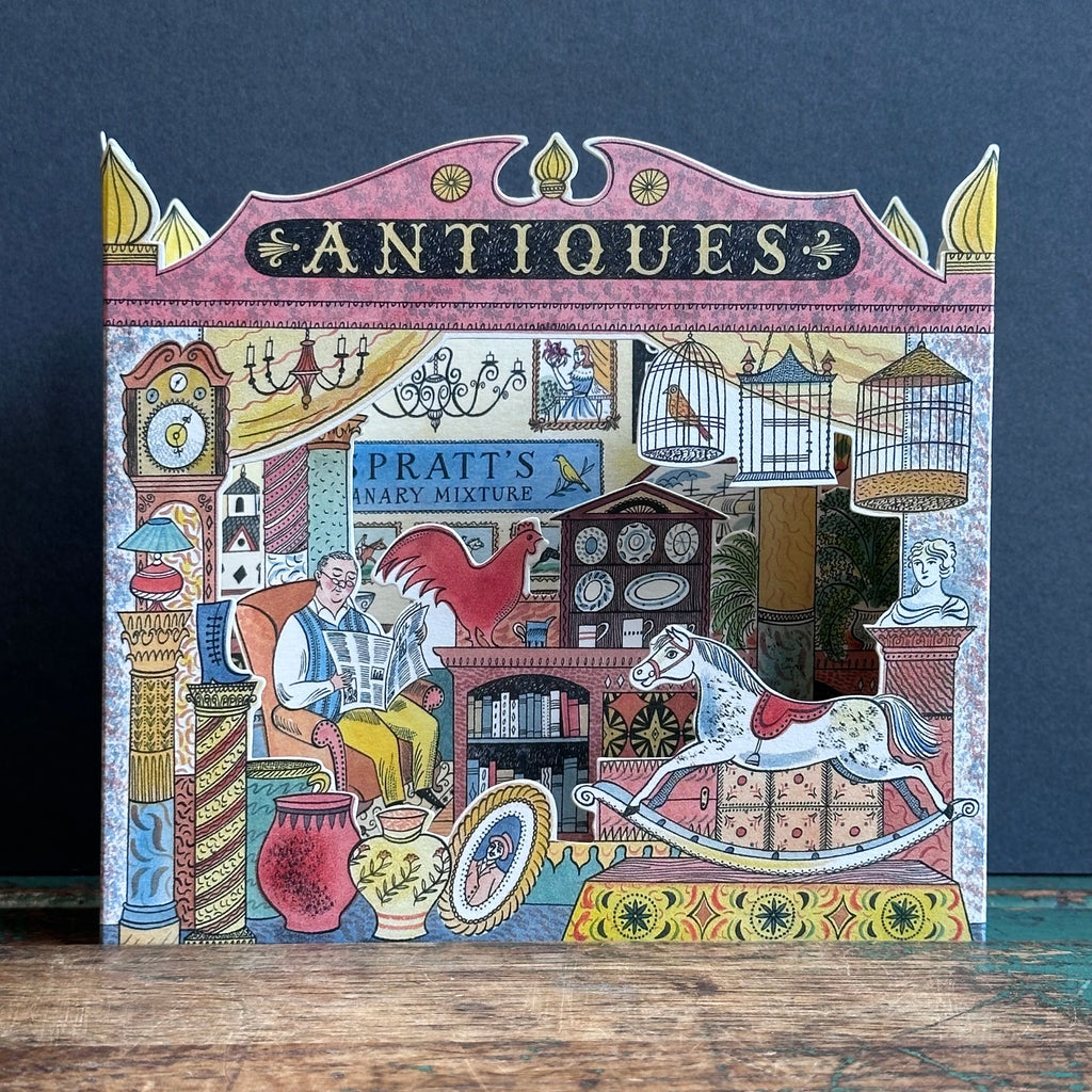 Die-Cut Card - Emily Sutton - Antique Shop