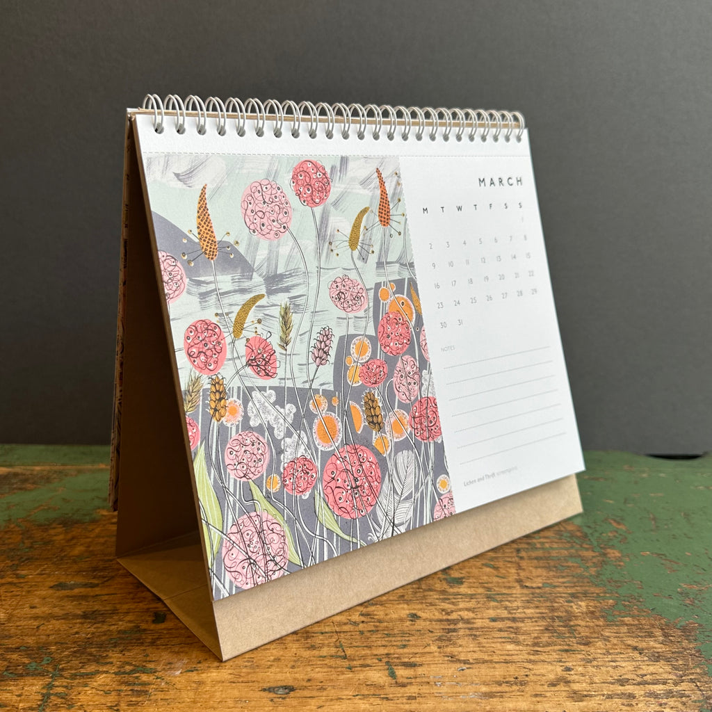 Desk Calendar 2026 - Angie Lewin