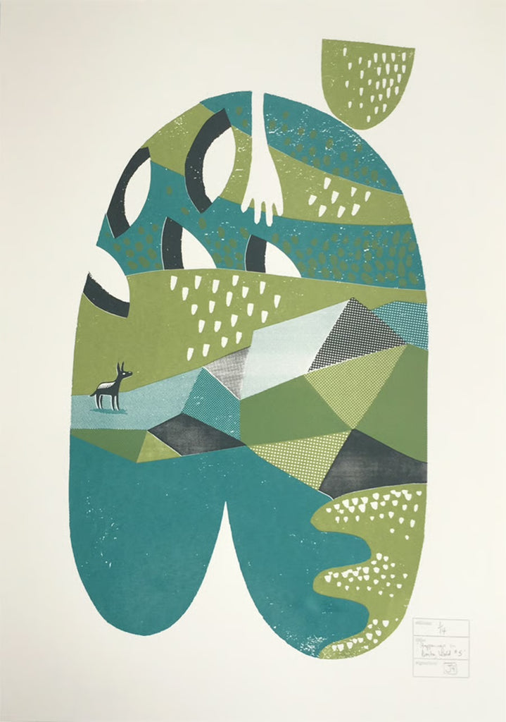 A2 - Happenings in Donkey World No.5 - Screen Print - Unframed