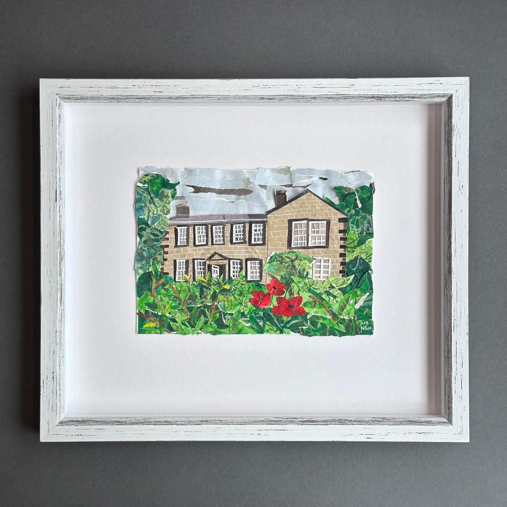 Original Collage - The Parsonage - Framed