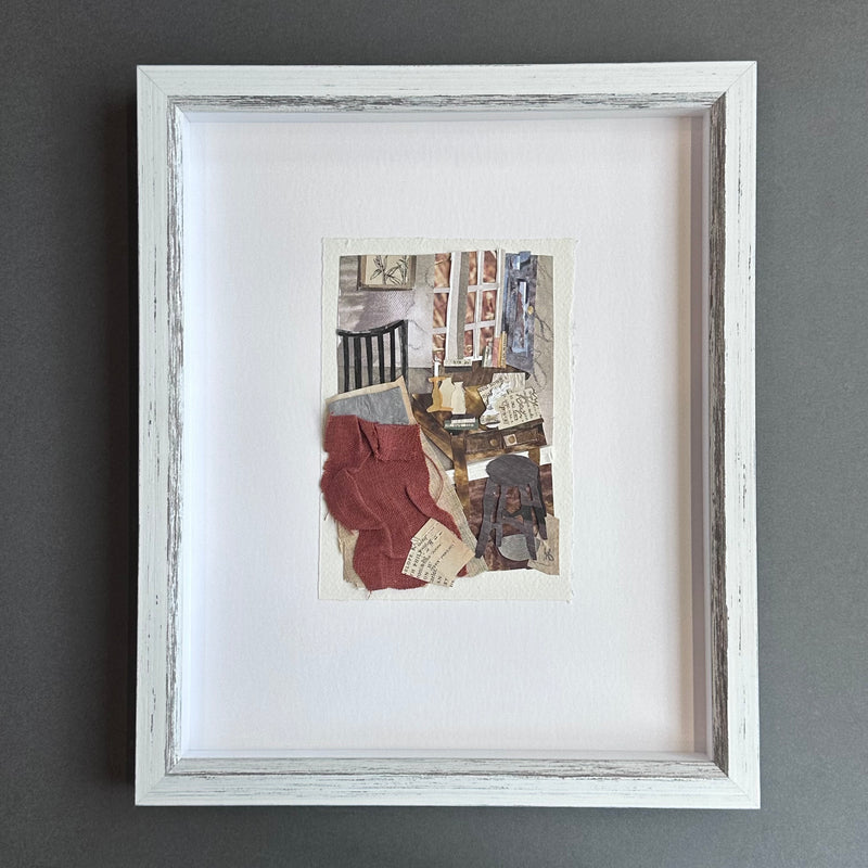 Original Collage - Branwell’s Studio - Framed