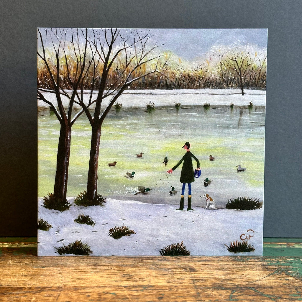 Green Pebble G/Card - Chris Williamson - Feeding the Ducks