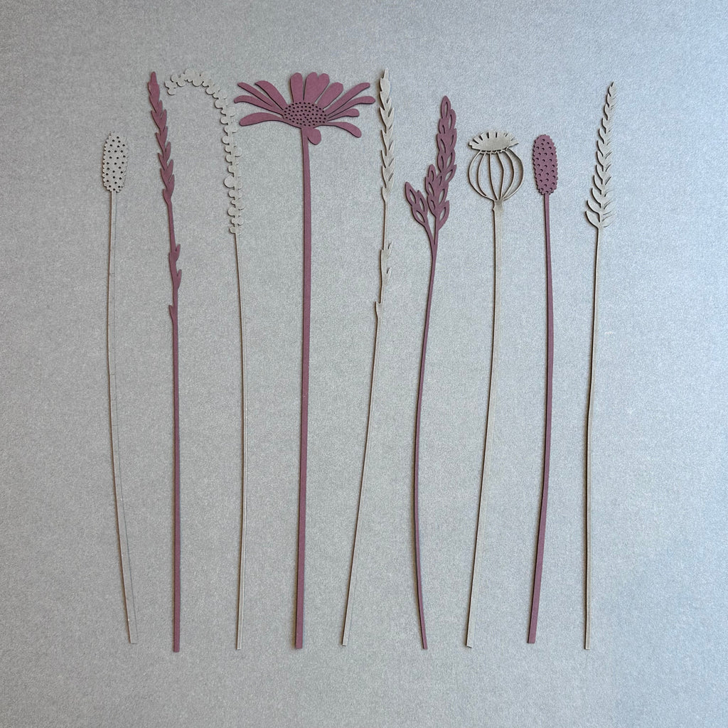 Paper Posy - Set of 9 - Two Colours