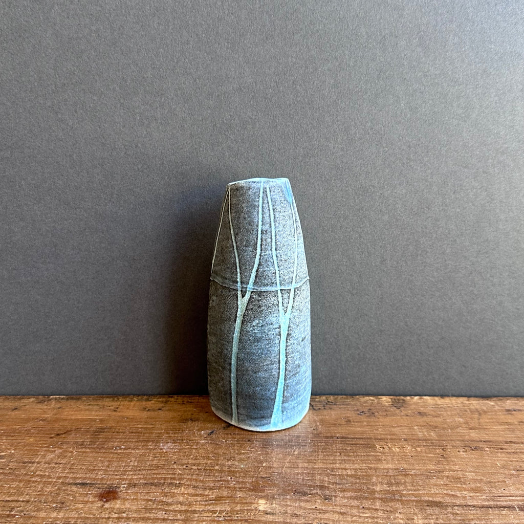 Curved Vase - Small - Dark Woodland
