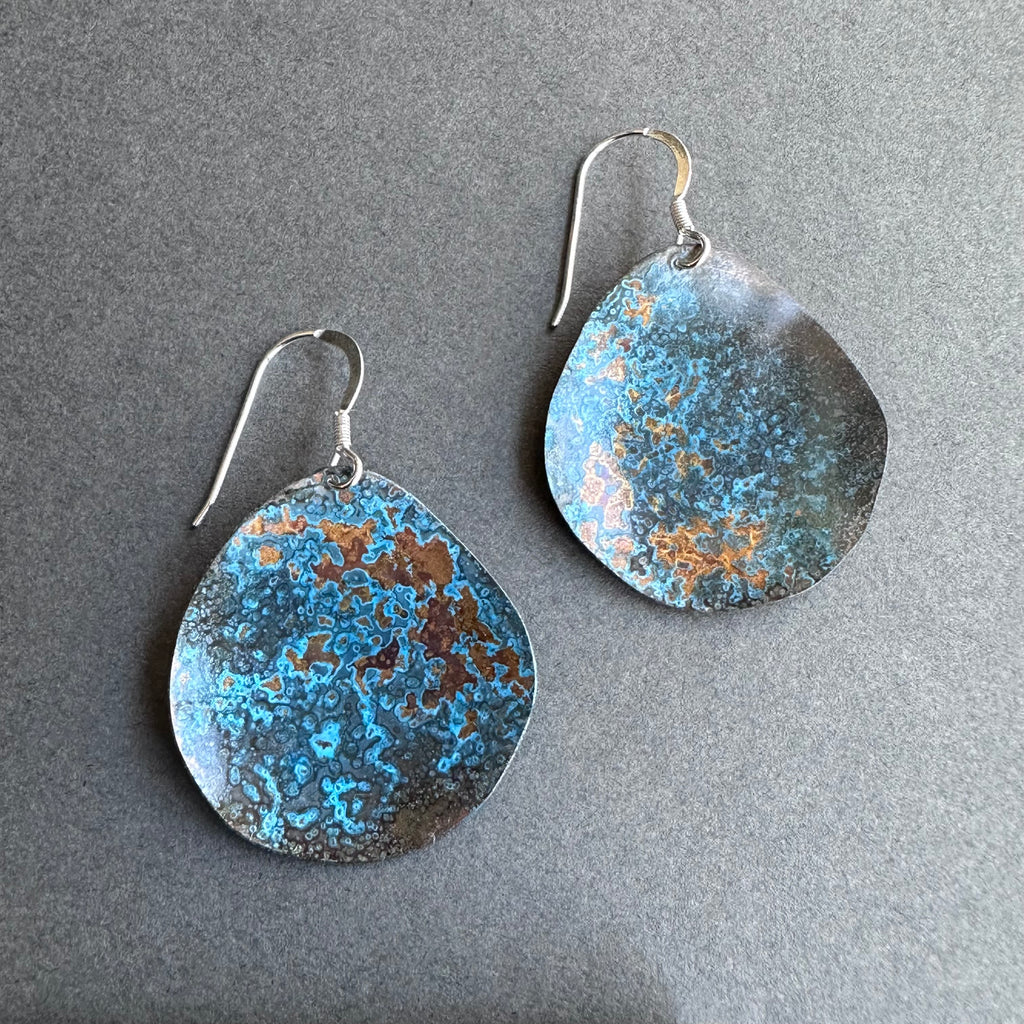 Curve Drop Earrings - Large