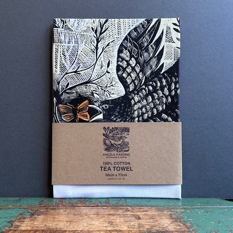 Angela Harding Tea Towel ‘Nightjar at Sea’