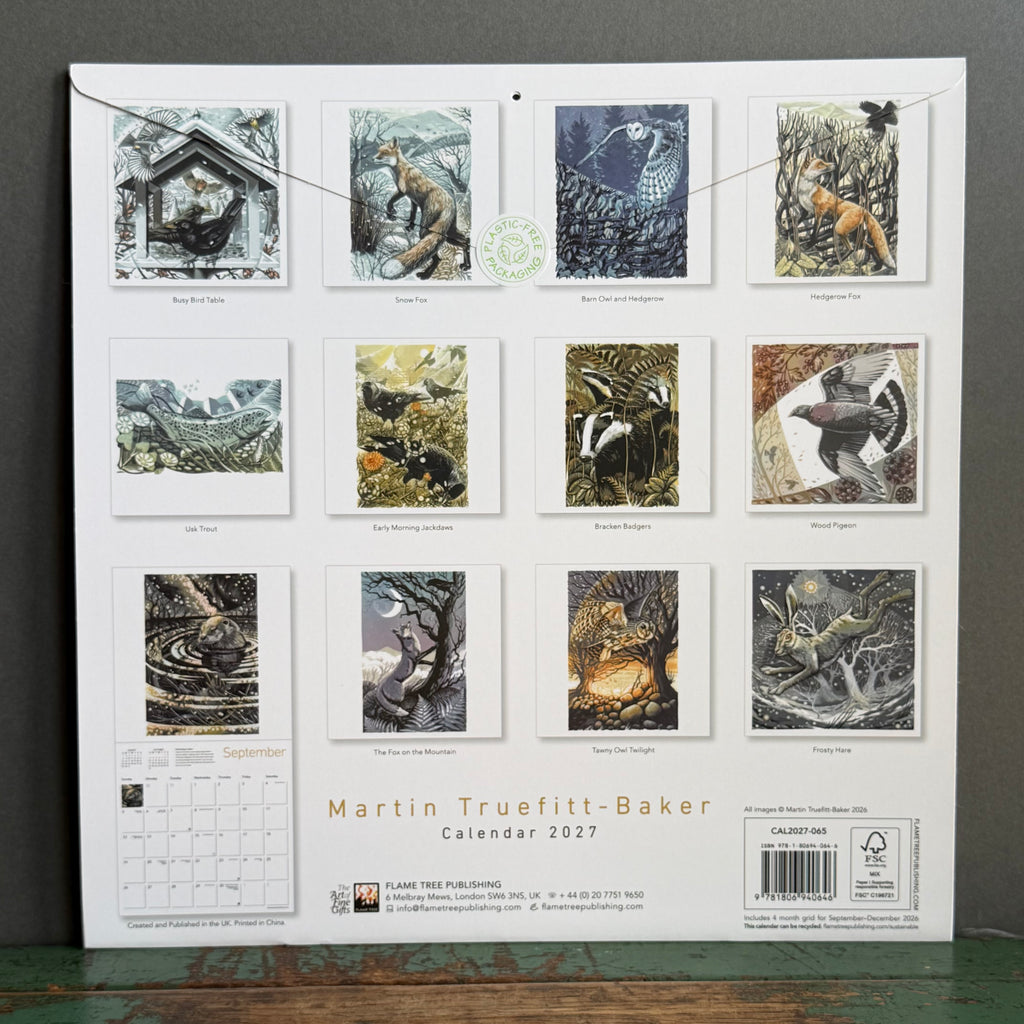 Wall Calendar 2027 - Martin Truefitt-Baker
