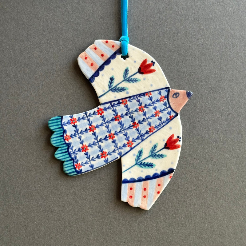 Hanging Folk Bird #F