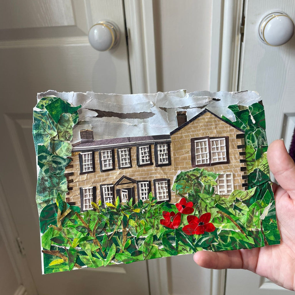 Original Collage - The Parsonage - Framed